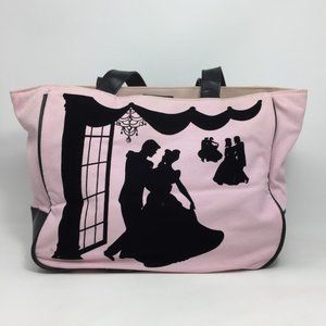 Cinderella Silhouette Pink Tote Bag Disney